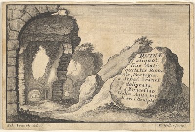 Roman Ruins (second version of title-page) by Unbekannt