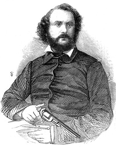 Samuel Colt, inventor of the Colt revolver by Unbekannt