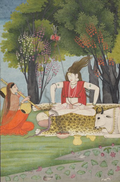 Shiva enraged by Parvati
