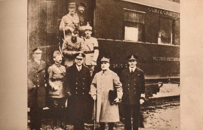 Signing of the Armistice to end the First World War, 11 November 1918, 1935 by Unbekannt