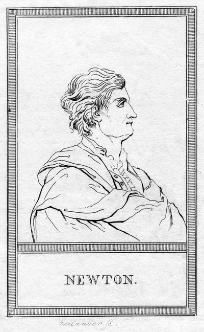 Sir Isaac Newton, English Mathematician, Astronomer and Physicist by Unbekannt
