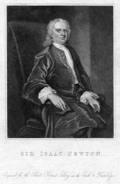 Sir Isaac Newton, English mathematician, astronomer and physicist by Unbekannt