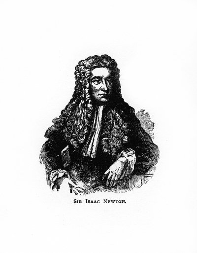 Sir Isaac Newton, English mathematician, astronomer and physicist by Unbekannt