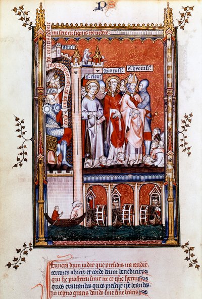 St Denis is Shown the Martyrs by Unbekannt