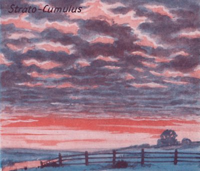 Strato-Cumulus - A Dozen of the Principal Cloud Forms In The Sky by Unbekannt