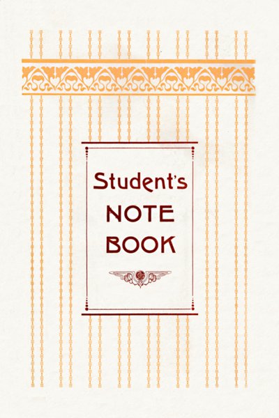 Students Note Book, 1917 by Unbekannt