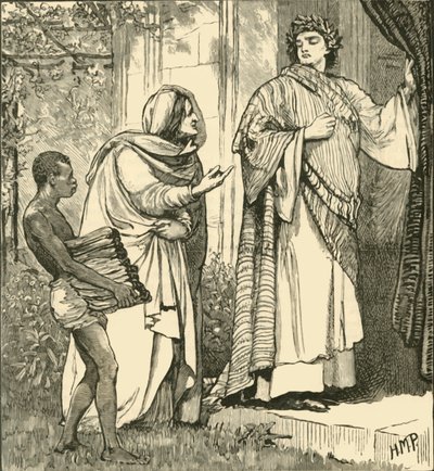 Tarquinius and the Sibyl, 1890 by Unbekannt