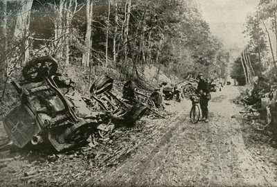 The Effect of British Shell Fire, 1919 by Unbekannt