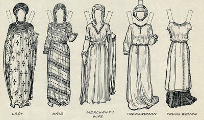The Great Gallery of British Costume: Varied Dresses Worn in Norman Times by Unbekannt