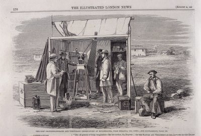 The Kew Heliograph Being Used in an Eclipse-Viewing Expedition to Spain by Unbekannt