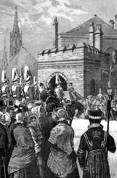 The Queen opening Parliament by Unbekannt