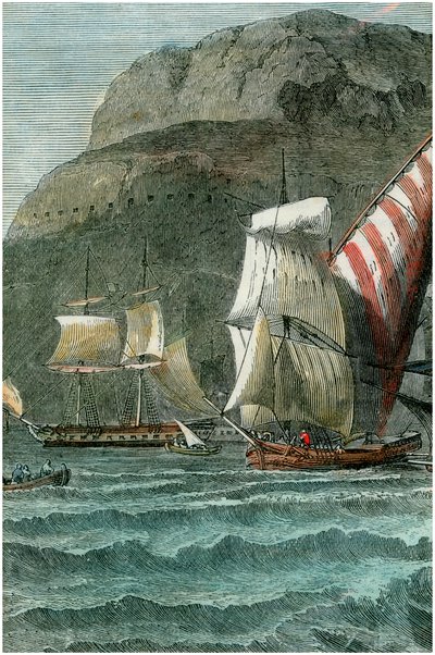 The Rock of Gibraltar by Unbekannt