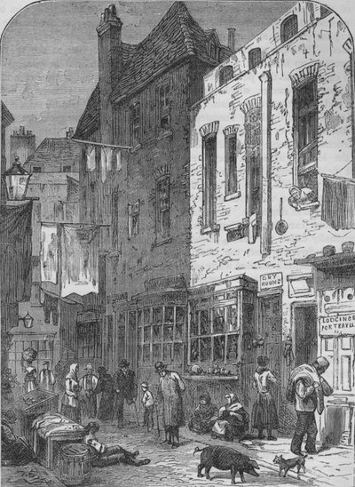 The Rookery of St Giles, London by Unbekannt