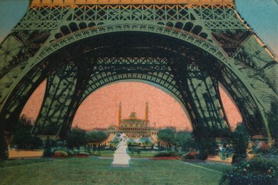The Trocadéro Seen Under the Eiffel Tower, Paris by Unbekannt