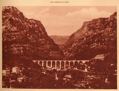 The Viaduct and the Access to the Gorges, 1930 by Unbekannt