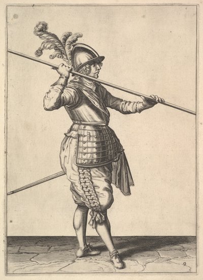 The Second Movement for Bringing the Pike on to the Shoulder and Holding It Horizontally by Unbekannt