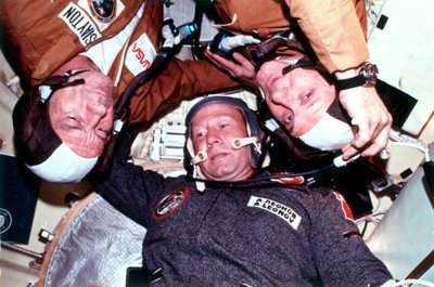 The two crews of the joint US-USSR ASTP docking in Earth orbit mission by Unbekannt