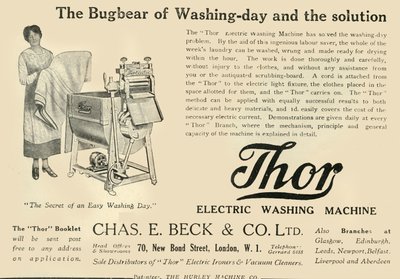 Thor: Electric Washing Machine - Chas E. Beck & Co. Ltd by Unbekannt