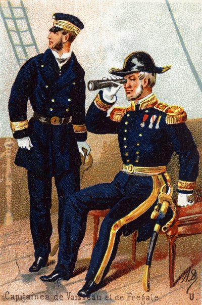 U: Captain Ships and Frigate by Unbekannt