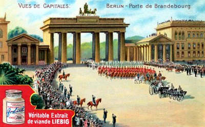 Views of Capitals: Brandenburg Gate, Berlin by Unbekannt