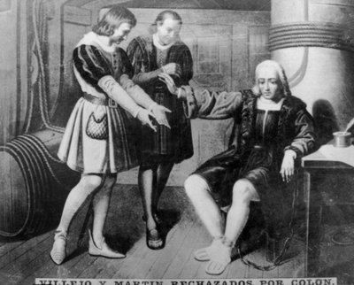 Villejo and Martin Rejected by Columbus by Unbekannt