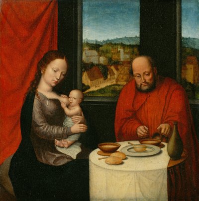 Virgin and Child with Saint Joseph by Unbekannt