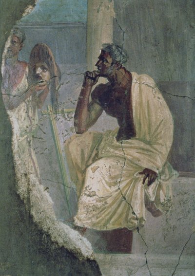 Actor and Mask, from the House of the Tragic Poet by Unbekannter Künstler