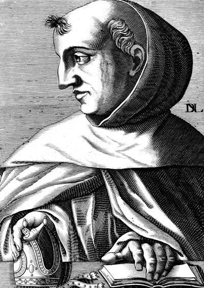 Albert Magnus (1193/1206-1280) German Dominican monk, scientist, philosopher, and theologian (engraving) by Unbekannter Künstler