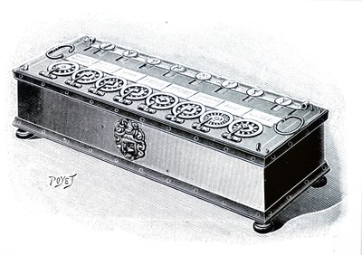 An adding machine designed by Blaise Pascal by Unbekannt