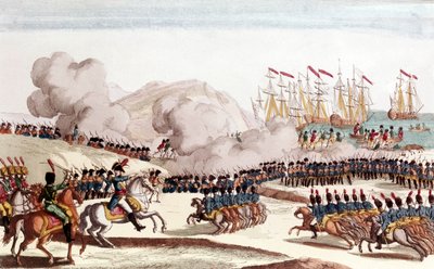 Battle of Corunna January 16 by Unbekannter Künstler