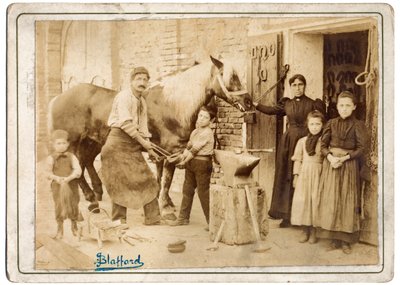 The Workshop of the Farrier by Alec Hunter