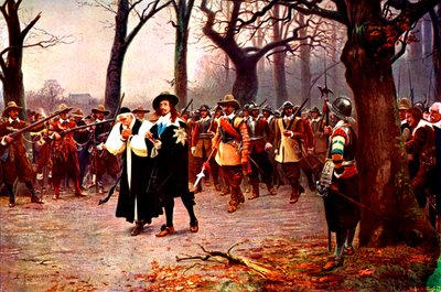 Charles I on his way to be executed by Unbekannter Künstler