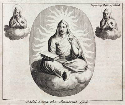 Dalai Lama the Immortal God, c 1700 by Unbekannt