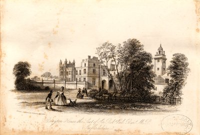 Drayton Bassett - Drayton Manor (engraving) by Unbekannt