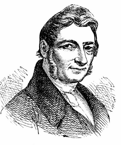 Franz Xaver Gabelsberger, inventor of a shorthand system by Unbekannter Künstler