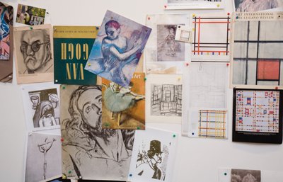 Interior of the home and studio of R. B. Kitaj, Los Angeles, USA, 2007 by Unbekannt
