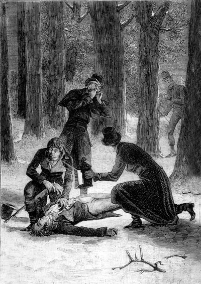 Murder of Philippe Lebon (1769-1804) inventor in 1804, on Le Havre road by Unbekannt