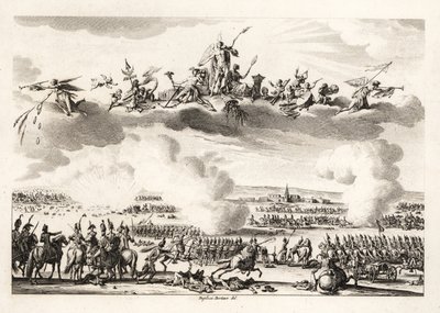 Napoleon Bonaparte, First Consul of the French Republic, commanding the French Army at the Battle of Marengo by Unbekannt