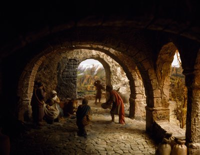 Nativity, nativity diorama, Spain, 20th century by William M. Timlin