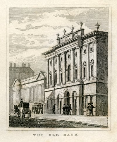Old Front of the Bank of England Prior to 1835 by Unbekannt