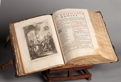 Parish Museum. Missal in Latin. Engravings from Joachim Ballester by Unbekannt