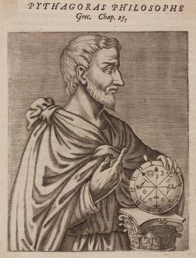 Pythagoras, Greek philosopher and mathematician, 6th century BC by Unbekannt