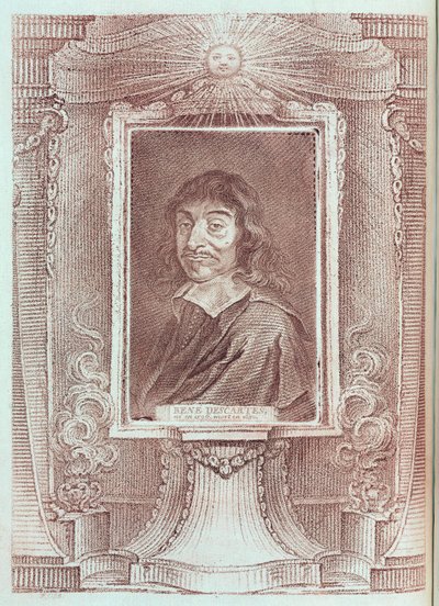 Rene Descartes, French philosopher and mathematician, c 1630 by Unbekannt