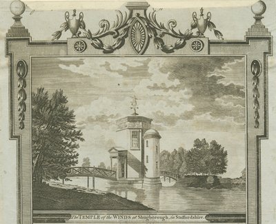 Shugborough - Temple of the Winds (Engraving, c.1770) by Unbekannt