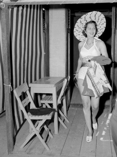The Actress Maria Montez at the International Film Festival of Venice - 1950 by Unbekannt