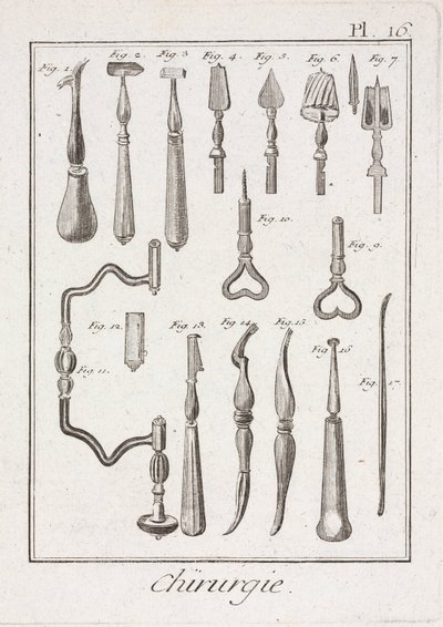 Trephination instruments by Unbekannt