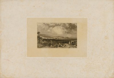 Landscape of Town on Bay by Unidentified