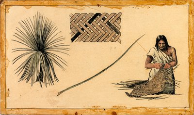 Weaving Yucca by Unidentified