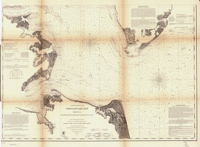 Chesapeake Bay: Sheet 6, from the Mouth of York River to the Entrance to Bay by United States Coast Survey