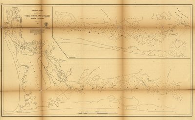 Core Sound and Straits, North Carolina by United States Coast Survey